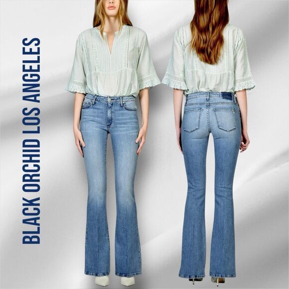 BLACK ORCHID LOS ANGELES Women’s Mia Skinny Flare in the Size 27 in Remember Me - Picture 10 of 15